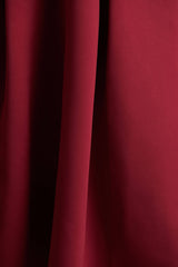 Promises | Red Satin Sweetheart-Neck Midi Dress