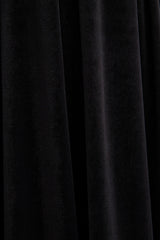 Esmeray | Black Velvet Sweetheart-Neck Midi Dress